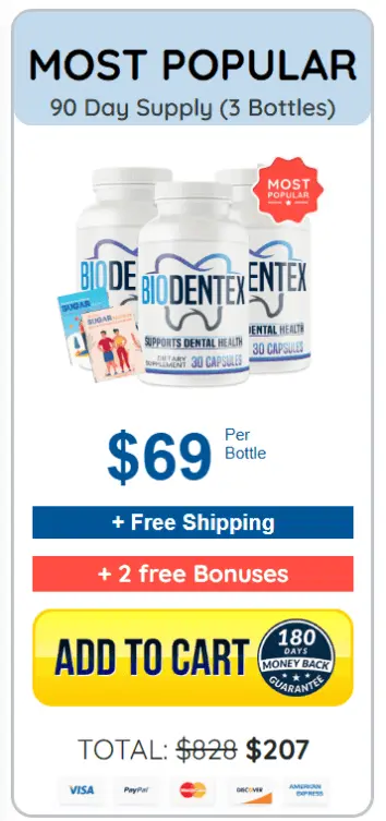 biodentex 3 bottles price